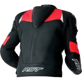 BLUSAO RST TRACTECH EVO D3O LEATHER JACKET - BLACK/RED