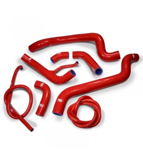 Kit tubos radiador Samco Ducati 1098 / 1198 / 848 vermelho 