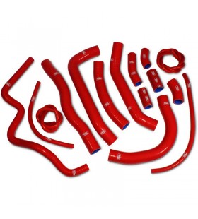 Kit tubos radiador Samco Honda VFR 800 98 - 01 vermelho 
