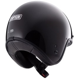 SIMPSON CHOPPER HELMET BLACK - 18630-101