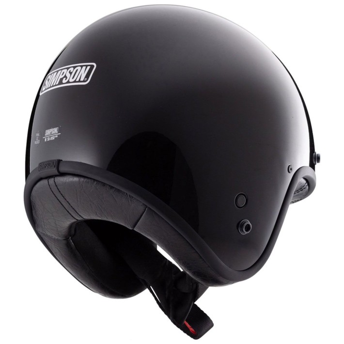 SIMPSON CHOPPER HELMET BLACK - 18630-101
