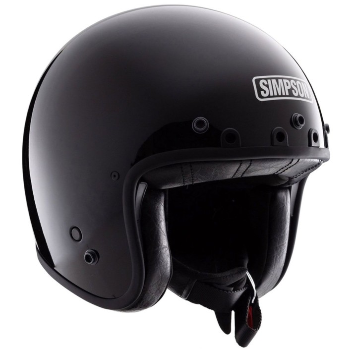 SIMPSON CHOPPER HELMET BLACK - 18630-101