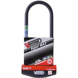 Cadeado em U VECTOR SuperMax+ XL - Ø16mm / 110x300mm - Certificado SRA / ART / NF-FFMC
