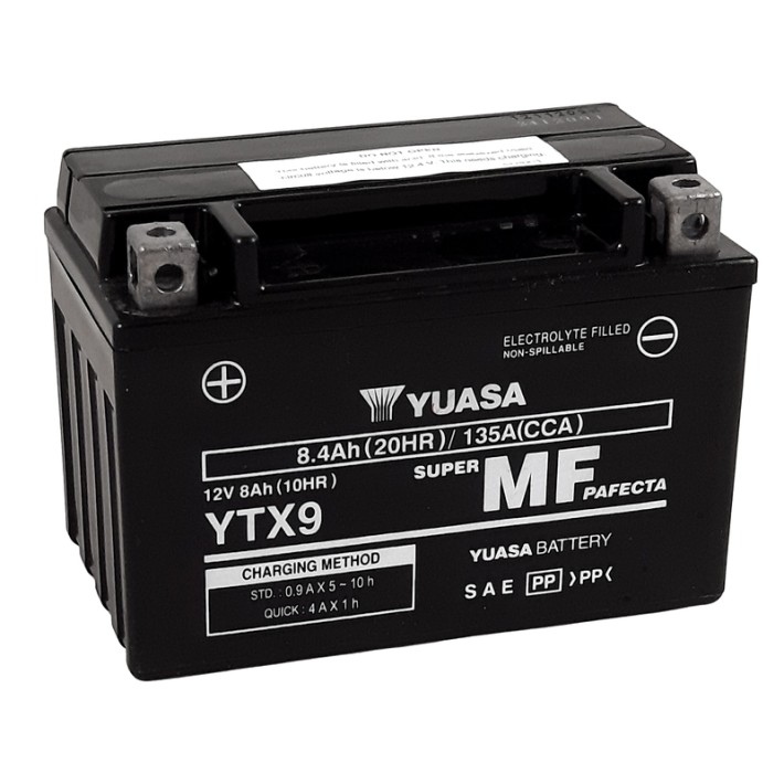 BATERIA YUASA YTX9 (FORMADA) - YTX9