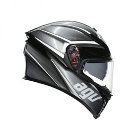 CAPACETE AGV K5 MPLK TEMPEST BLACK/SILVER - TAM. XL
