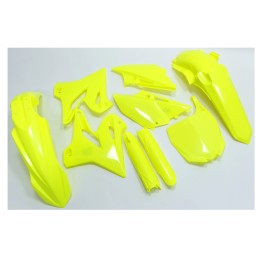 COMPLETE MX BODY KIT FLUO YELLOW POLISPORT