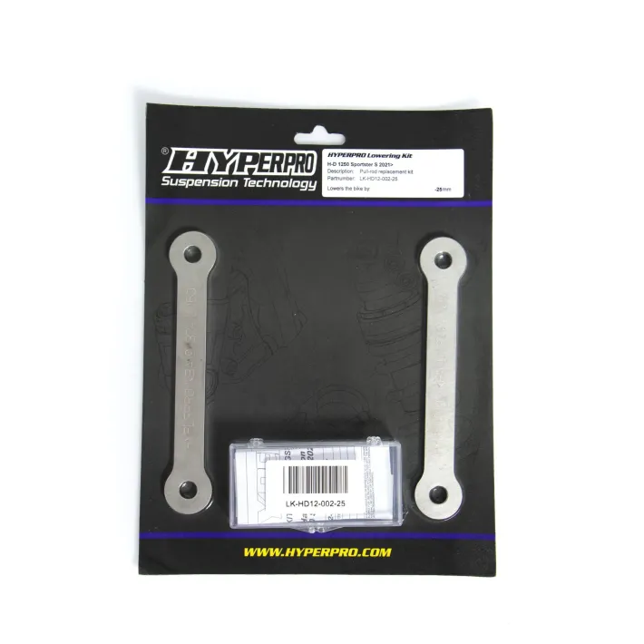 KIT REBAIXAMENTO AMORTECEDOR TRASEIRO HYPERPRO -25MM HARLEY DAVIDSON RH 1250 S - LK-HD12-002-25