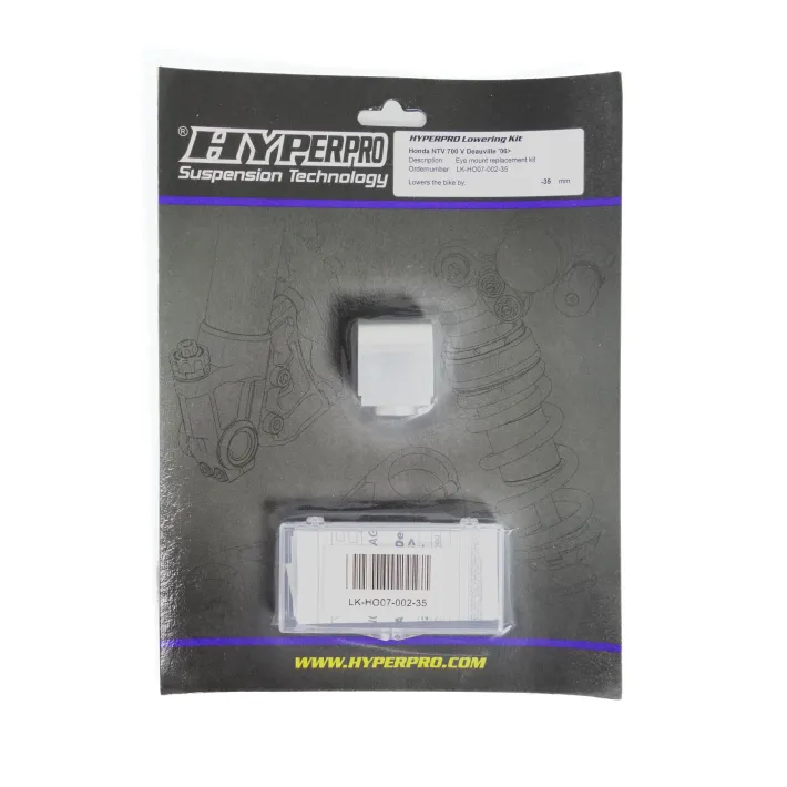 KIT REBAIXAMENTO AMORTECEDOR TRASEIRO HYPERPRO -35MM HONDA NT 700V DEAUVILLE - LK-HO07-002-35