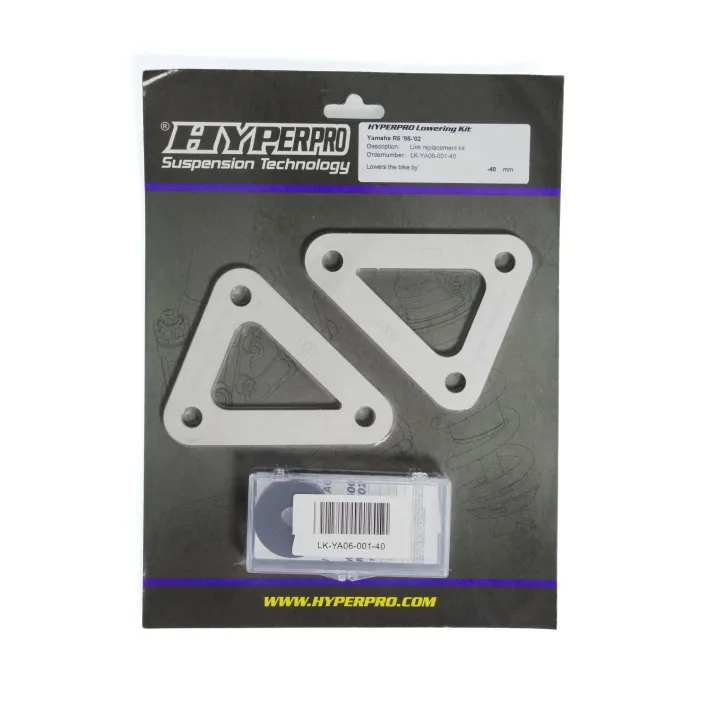 KIT REBAIXAMENTO AMORTECEDOR TRASEIRO HYPERPRO -40MM YAMAHA YZF R6 - LK-YA06-001-40