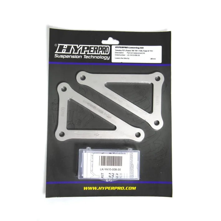 KIT REBAIXAMENTO AMORTECEDOR TRASEIRO HYPERPRO -30MM YAMAHA FZ1 - LK-YA10-008-30