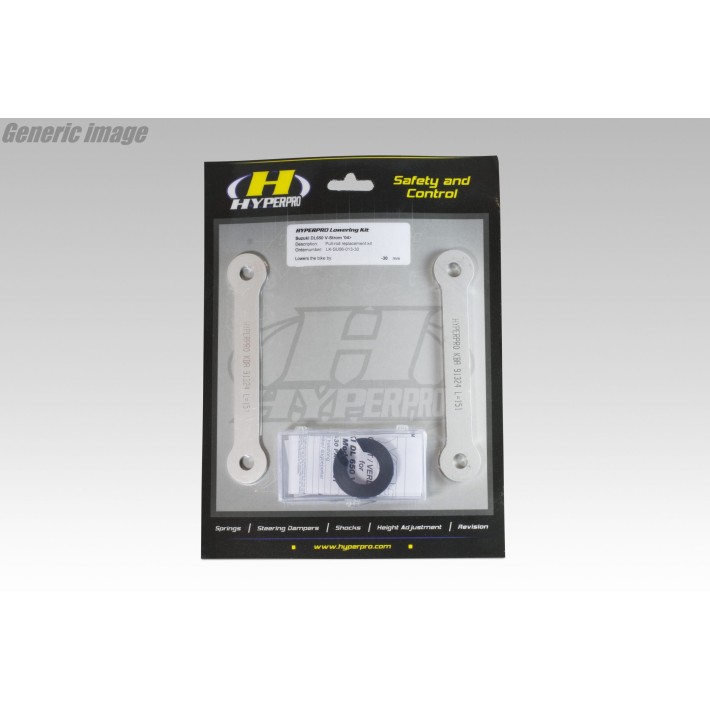 KIT REBAIXAMENTO AMORTECEDOR TRASEIRO HYPERPRO -40MM YAMAHA BT 1100 BULLDOG - LK-YA11-001-40
