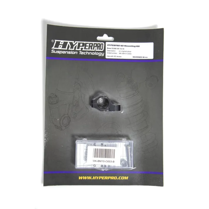 KIT SUPORTE AMORTECEDOR DE DIREÇAO HYPERPRO BMW S 1000XR - MK-BM10-O003-B