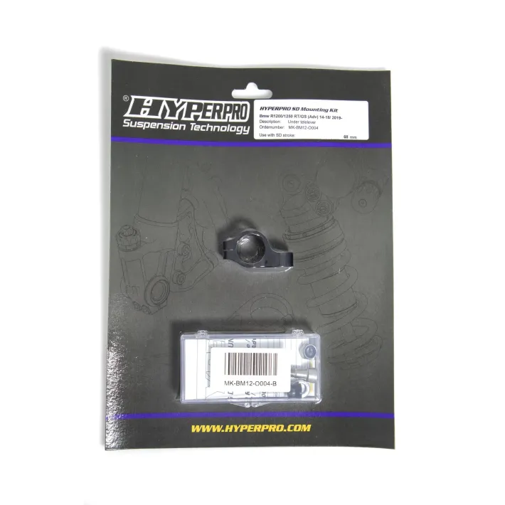 KIT SUPORTE AMORTECEDOR DE DIREÇAO HYPERPRO BMW R 1200GS - MK-BM12-O004-B