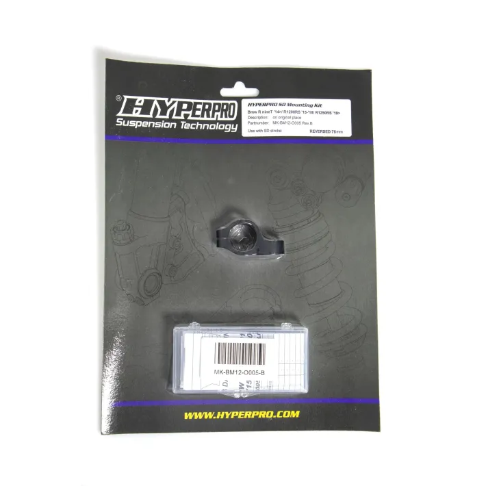 KIT SUPORTE AMORTECEDOR DE DIREÇAO HYPERPRO BMW R NINE T - MK-BM12-O005-B