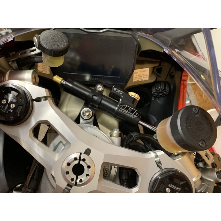 KIT SUPORTE AMORTECEDOR DE DIREÇAO HYPERPRO DUCATI PANIGALE 1299 - MK-DU12-O001-B
