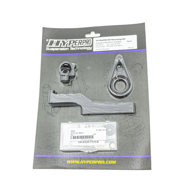 KIT SUPORTE AMORTECEDOR DE DIREÇAO HYPERPRO KAWASAKI ZX-6R 636 - MK-KA06-T010-B