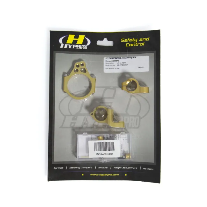 KIT SUPORTE AMORTECEDOR DE DIREÇAO HYPERPRO KAWASAKI Z900 RS - MK-KA09-S004