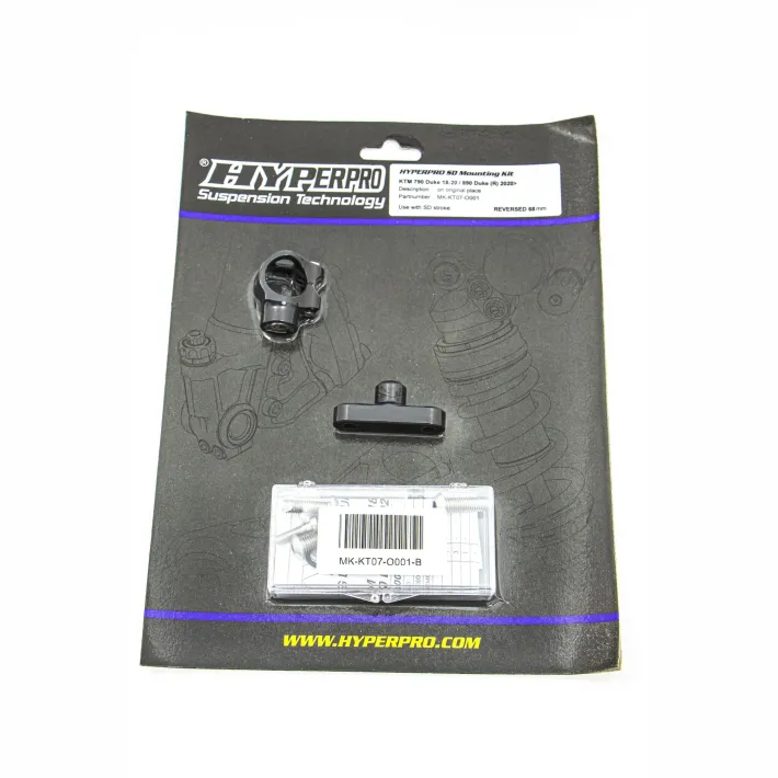 KIT SUPORTE AMORTECEDOR DE DIREÇAO HYPERPRO KTM DUKE 790 - MK-KT07-O001-B