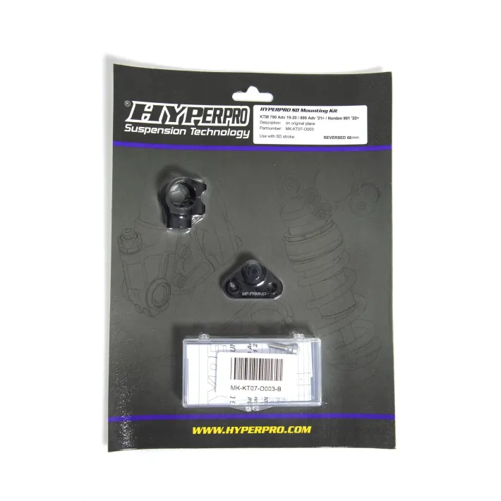 KIT SUPORTE AMORTECEDOR DE DIREÇAO HYPERPRO KTM 790 / 890 ADVENTURE - MK-KT07-O003-B