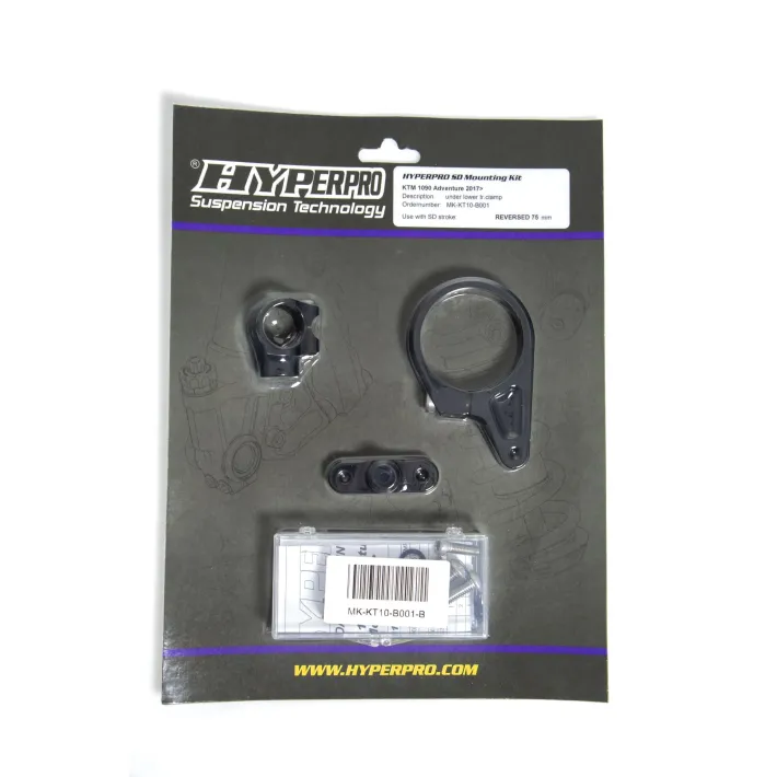 KIT SUPORTE AMORTECEDOR DE DIREÇAO HYPERPRO KTM 1090 ADVENTURE - MK-KT10-B001-B