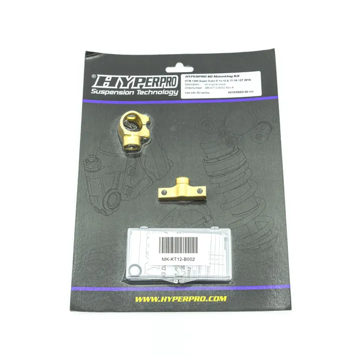 KIT SUPORTE AMORTECEDOR DE DIREÇAO HYPERPRO KTM 1290 SUPER DUKE R - MK-KT12-B002