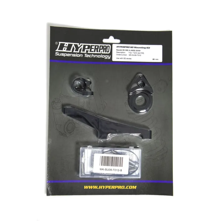 KIT SUPORTE AMORTECEDOR DE DIREÇAO HYPERPRO SUZUKI SV 650 - MK-SU06-T012-B