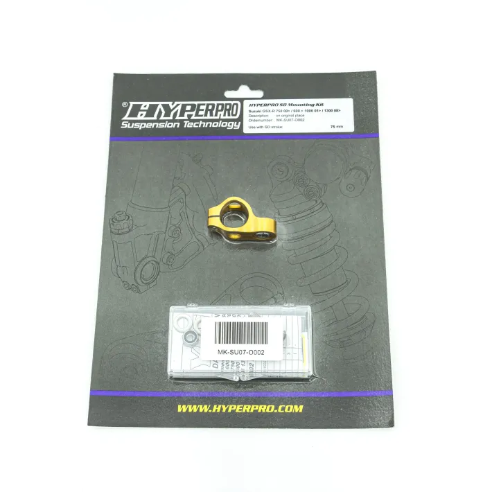KIT SUPORTE AMORTECEDOR DE DIREÇAO HYPERPRO SUZUKI - MK-SU07-O002