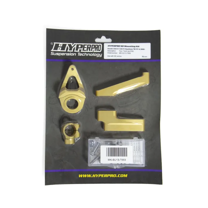 KIT SUPORTE AMORTECEDOR DE DIREÇAO HYPERPRO SUZUKI GSX 1300R HAYABUSA - MK-SU13-T003