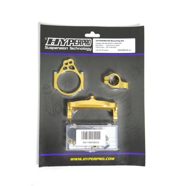 KIT SUPORTE AMORTECEDOR DE DIREÇAO HYPERPRO YAMAHA YZF R6 - MK-YA06-B004