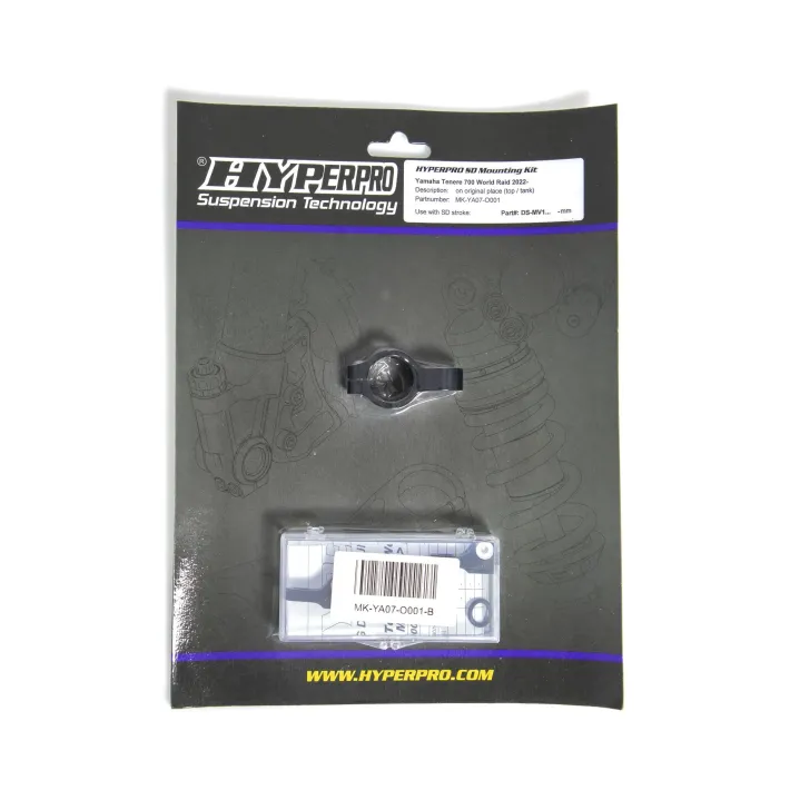 KIT SUPORTE AMORTECEDOR DE DIREÇAO HYPERPRO YAMAHA TENERE 700 WORLD RAID - MK-YA07-O001-B