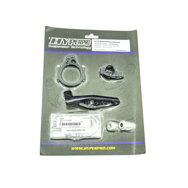 KIT SUPORTE AMORTECEDOR DE DIREÇAO HYPERPRO YAMAHA MT-09 - MK-YA09-B001-B