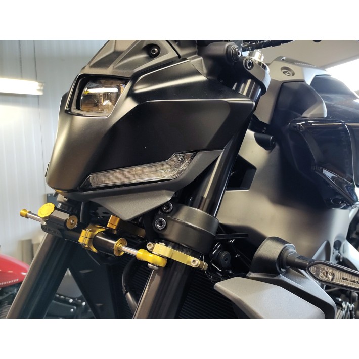 KIT SUPORTE AMORTECEDOR DE DIREÇAO HYPERPRO YAMAHA MT-09 - MK-YA09-B002