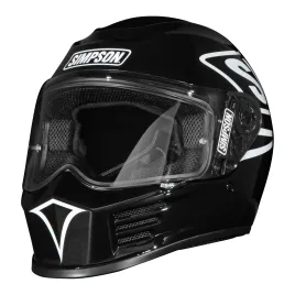 CAPACETE SIMPSON SPEED ​​12 O'CLOCK PRETO - 18621-216