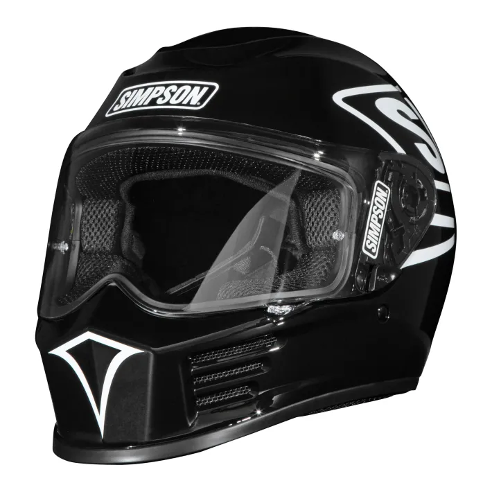 CAPACETE SIMPSON SPEED ​​12 O'CLOCK PRETO - 18621-216