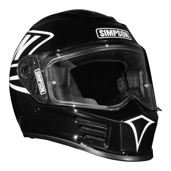 CAPACETE SIMPSON SPEED ​​12 O'CLOCK PRETO - 18621-216