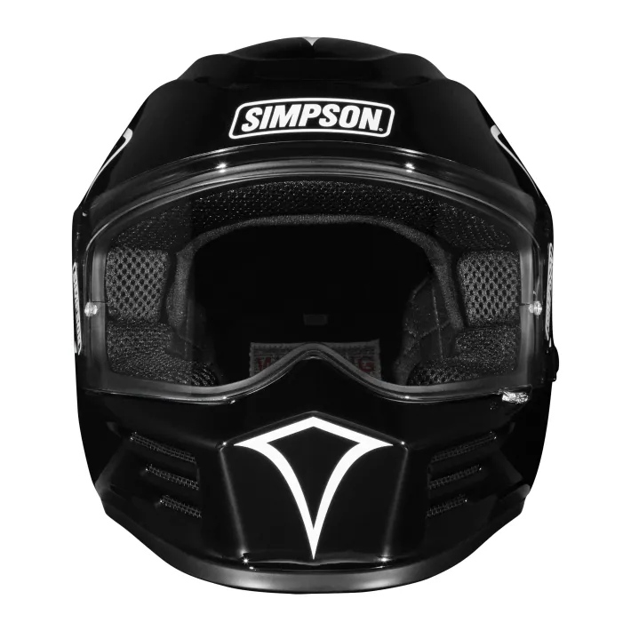 CAPACETE SIMPSON SPEED ​​12 O'CLOCK PRETO - 18621-216
