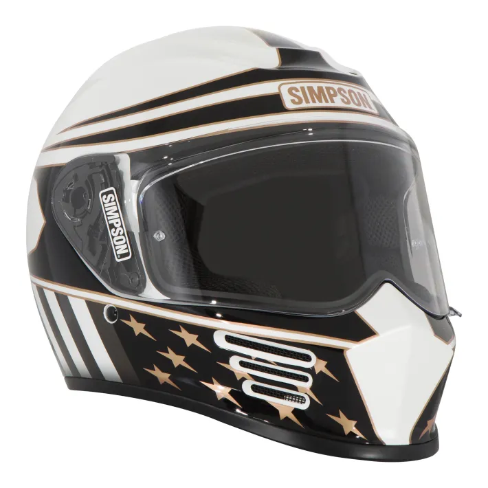 CAPACETE SIMPSON SPEED ​​AMERICANA GOLD - 18621