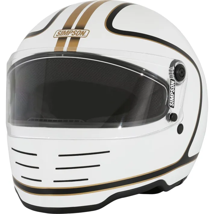 CAPACETE SIMPSON M62 HONDO BRANCO MATE - 719322