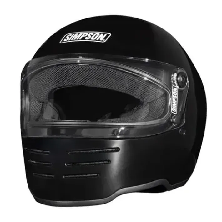 CAPACETE SIMPSON M62 PRETO BRILHANTE - 719327