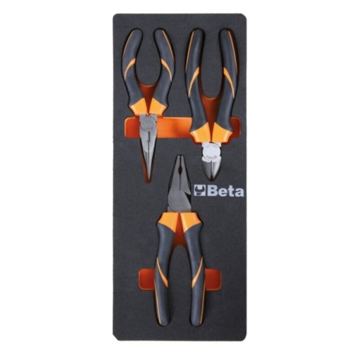 Tabuleiro de espuma BETA M134 com alicates — 024500134