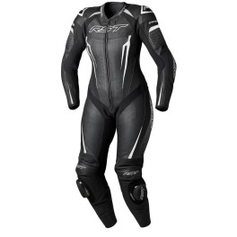 Fato de pele mulher RST TracTech Evo 5 — Preto/Branco — Tamanho 3XL — 103477WHI-20