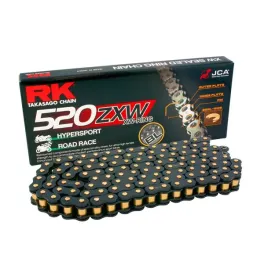 Corrente de transmissão RK ZXW Series 520 / 112 elos Yamaha YZF-R3 2022 BL520ZXW-112-CLF