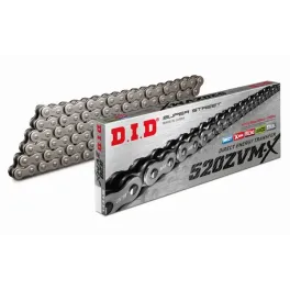 Corrente de transmissão D.I.D ZVMX Series 520 / 112 elos Yamaha YZF-R3 2022 4525516338219