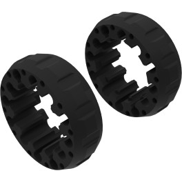 Alargadores de Roda Modelo A 45mm (Sem pernos) Preto Textura CrossPro — Preto Texturado