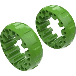 Alargadores de Roda Modelo A 45mm (Sem pernos) Verde CrossPro
