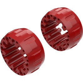 Alargadores de Roda Modelo A 65mm (Sem pernos) Vermelho CrossPro