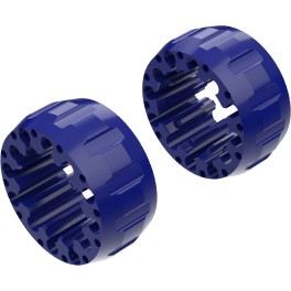 Alargadores de Roda Modelo A 65mm (Sem pernos) Azul CrossPro