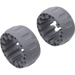 Alargadores de Roda Modelo A 65mm (Sem pernos) Cinza Textura CrossPro — Cinza Texturado