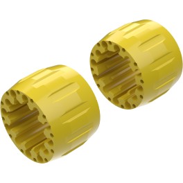 Alargadores de Roda Modelo A 100mm (Sem pernos) Amarelo CrossPro