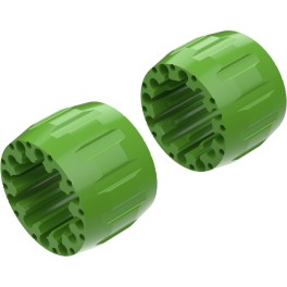 Alargadores de Roda Modelo A 100mm (Sem pernos) Verde CrossPro
